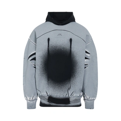 A-cold-wall* Exposure Abstract-print Hoodie In Schwarz