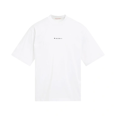 MARNI MEN'S CLASSIC LOGO CREWNECK T-SHIRT