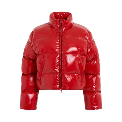 Balenciaga Puffer Jacket In Red
