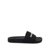 Balenciaga Logo-embossed Rubber Slides