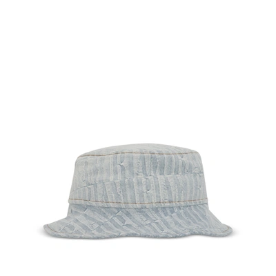Amiri Blue Repeat Bucket Hat