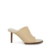 Jacquemus Women's Carre Geometric Mules Sandals In White