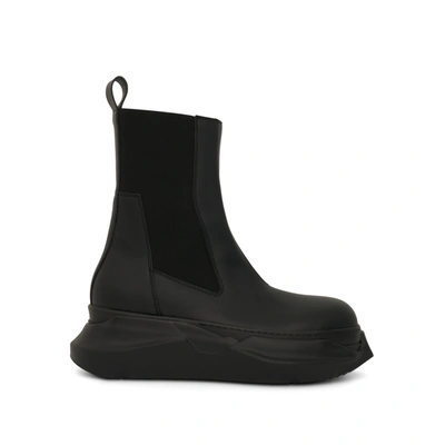 RICK OWENS DRKSHDW DRKSHDW WOVEN BEATLE ABSTRACT BOOTS