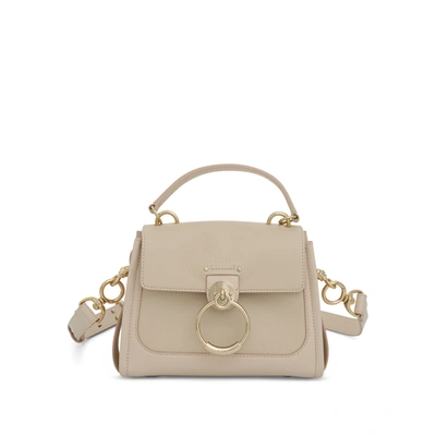 Chloé Women's Mini Tess Leather Day Bag In Grey