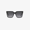 Celine Womens Black Cl4055in Rectangular Acetate Sunglasses