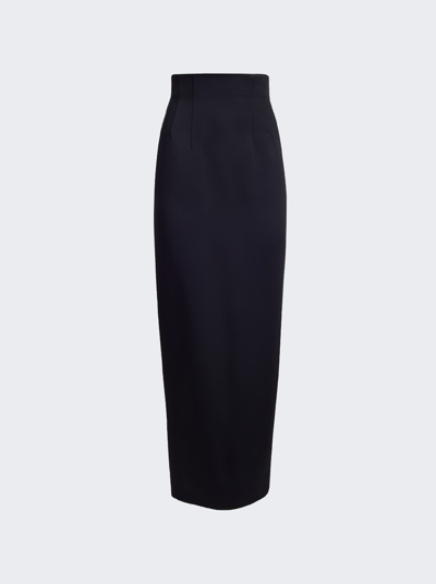 Khaite Women's Loxley High-rise Maxi Skirt In Black