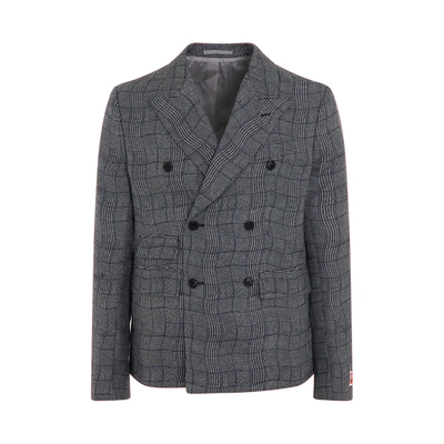 Kenzo Wavy Check Suit Jacket