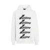 We11 Done White Print Hoodie