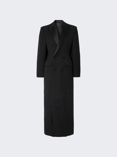 Wardrobe.nyc Sculpted Coat Dress In Black
