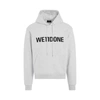 WE11 DONE BASIC LOGO FITTED HOODIE