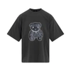 We11 Done Gray Pearl Necklace Teddy T-shirt
