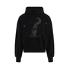 WE11 DONE TEDDY BEAR PRINT HOODIE