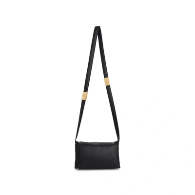 Marni Prisma Leather Small Bag In Black