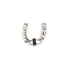GIVENCHY G CHAIN SILVER LOCK SMALL BRACELET