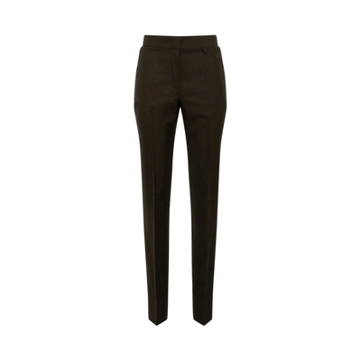 Givenchy High Waisted Tappered Trousers In Black