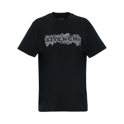 Givenchy Logo Bandana Print T-shirt