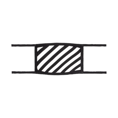 Off-white Diagonalonals Mask In Black