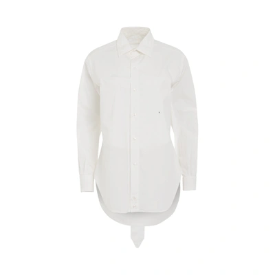 MAISON MARGIELA WOMEN'S M COTTON POPLIN SHIRT