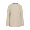 MAISON MARGIELA RAW WOVEN OVERSIZE KNIT SWEATER