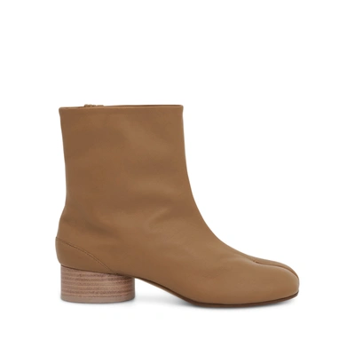 Maison Margiela Tabi Ankle Boots In T4091 Nude