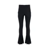 SACAI COTTON GABARDINE PLEATED PANTS