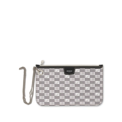 Moreau Saint Marina Monogram-pattern Pouch In Blue
