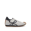 Loewe Flow Runner Monogram-embroidered Suede Low-top Trainers