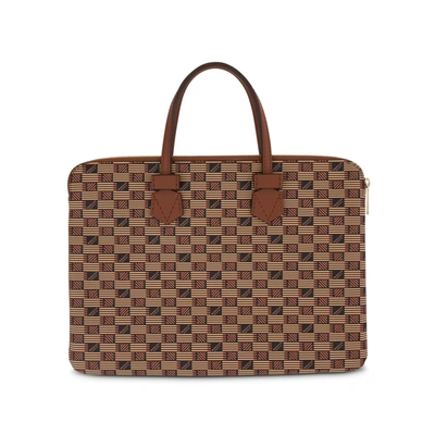 Moreau Monogram-pattern Laptop Case In Multicolour