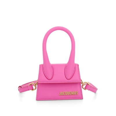 Jacquemus Le Chiquito Mini Leather Bag In Pink