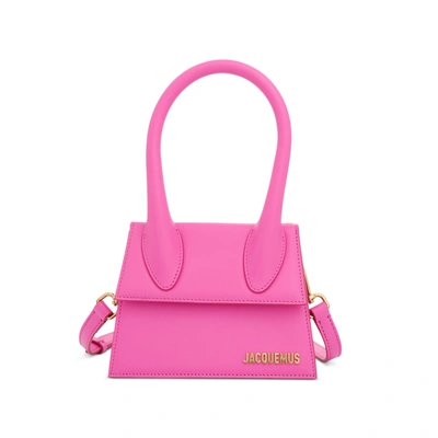 JACQUEMUS WOMEN'S LE CHIQUITO MOYEN LEATHER BAG