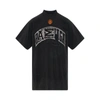 Balenciaga Oversized Distressed Logo-appliquéd Cotton-jersey T-shirt