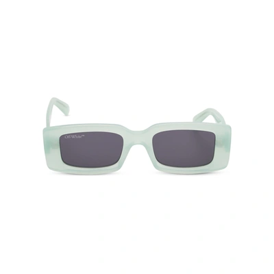 Off-white Arthur Rectangle-frame Sunglasses In Blue