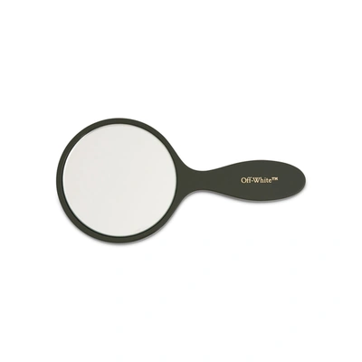 Off-white Bookish Hand Mirror In Black