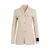 Off-white Single-breasted Wool Blazer