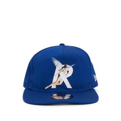 Represent 标语刺绣棉棒球帽 In Blue