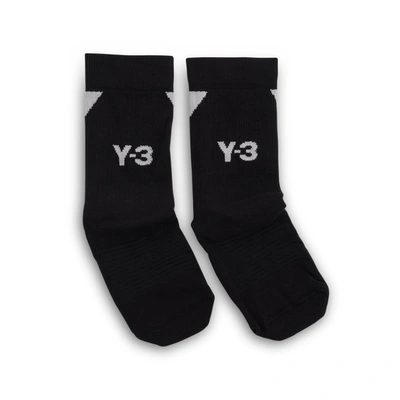 Y-3 Logo High Socks In Black