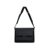Marni Trunk Bag In Saffiano Leather In Znn Black
