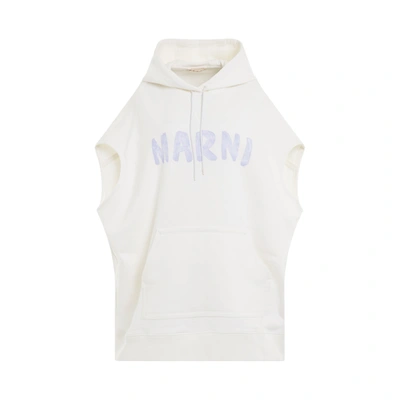 Marni Sleeveless Logo Hoodie