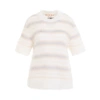 MARNI MOHAIR & WOOL STRIPED SWEATER