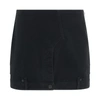 Balenciaga Upside Down Denim Mini Skirt