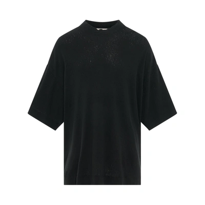 Alyx Black Distressed T-shirt In Blk0001 Black