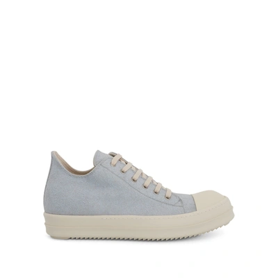 Rick Owens Drkshdw Shaggy Cotton Suede Low Sneakers