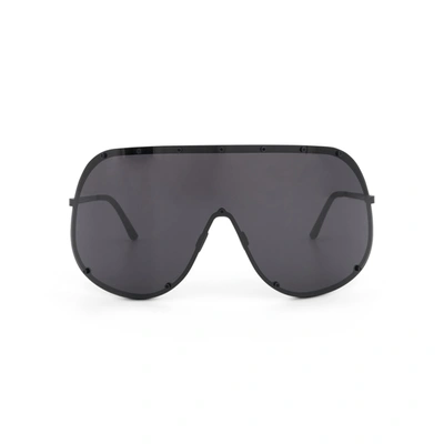 Rick Owens Shield Sunglasses In Negro