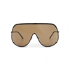 RICK OWENS OVERSIZED SHIELD SUNGLASSES