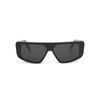 Rick Owens Black Temple Performa Sunglasses
