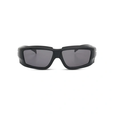 Rick Owens Double Frame Sunglasses In Black