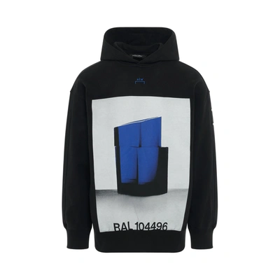 A-cold-wall* Monograph-print Cotton Hoodie In Black