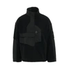 A-cold-wall* Bonded Axis Panelled Fleece Jacket