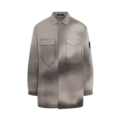 A-cold-wall* Gradient-effect Cotton Shirt In Neutrals