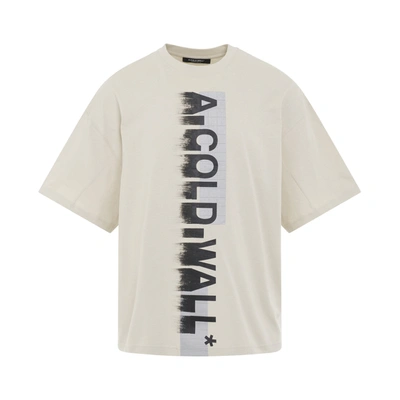 A-cold-wall* Blurred Logo-print T-shirt In White